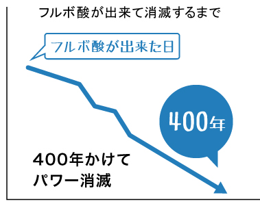 何百年の腐食連鎖の結果できた地球の恵み